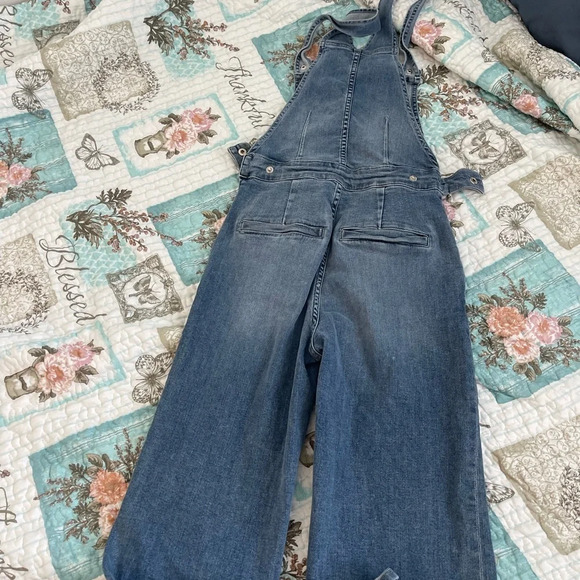 Frame Denim flare overall jeans - Picture 2 of 7